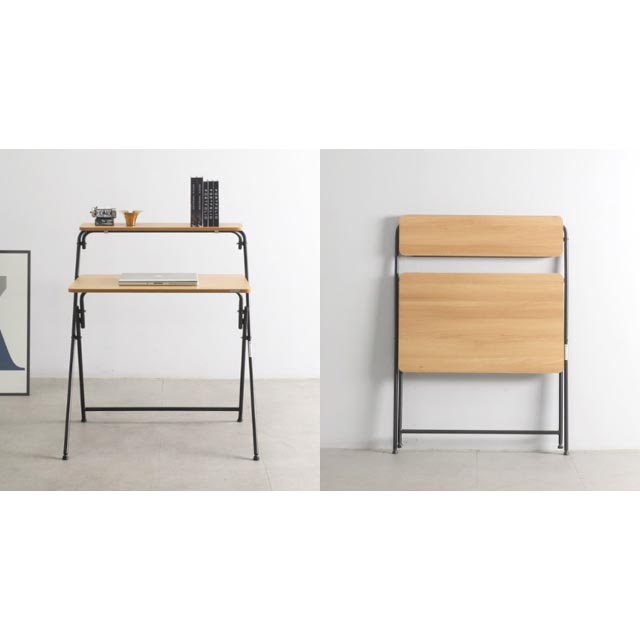 [예약판매]소프시스 튜브 접이식 책상 선반형 863