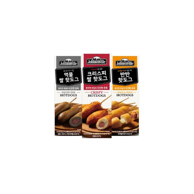 쟌슨빌 쌀핫도그 3종 12팩(각 4팩씩)