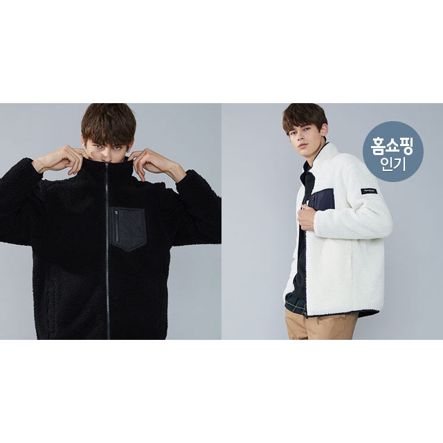 리복클래식 19FW 남성 Air-테크플리스점퍼