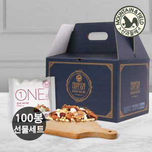 [산과들에] 하루견과 100봉 설선물세트 + 감사카드