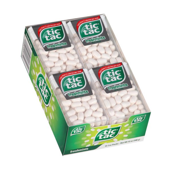 sm / Tic-Tac Fresh Mint Gum Big Pack 1ozx12 Pack Tic Tac