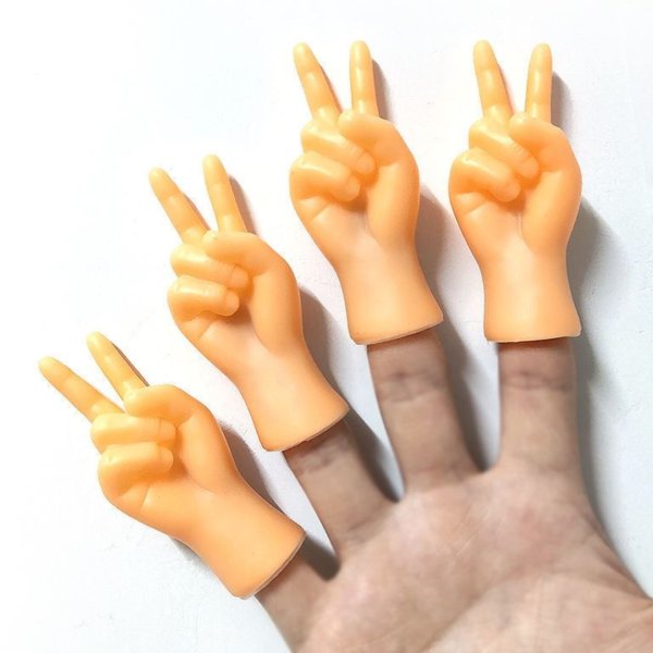 작은 손가락 가위바위보 실리콘 장난감 미니 손모양 - 인터파크
