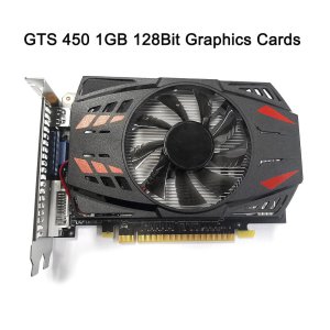 [해외]GTS 450 그래픽 카드 NVIDIA Geforce GTS450 용 1 GB 128Bit GDDR5 비디오 PCIE PCI-E 2.0 VGA DVI 슬롯 PC