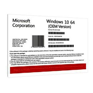 MS Windows10K Pro 64bit coem 한글 /DSP/정품라벨