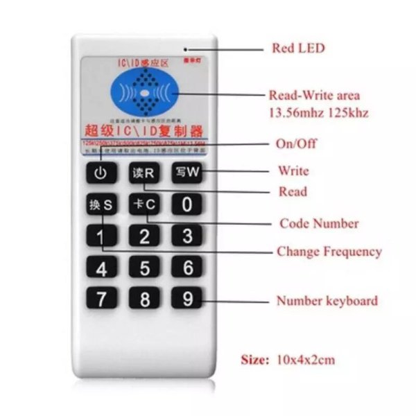 Nfc 전자 키 복사 Uid 카드 아파트 공동현관 스마트 도어락 열쇠 복제 Rfid 리더기 - 인터파크 쇼핑