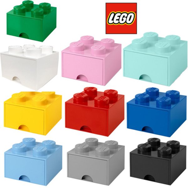 Lego} 레고블럭 서랍형 정리함 4구 10칼라/ 1선택 - 인터파크 쇼핑