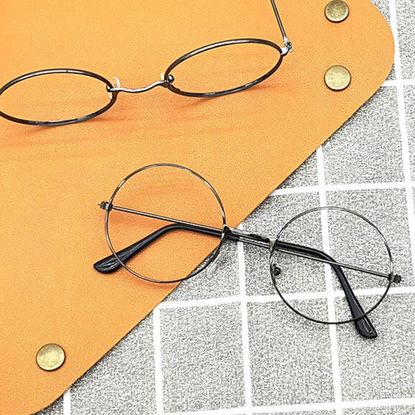 원형 알없는안경 디자인 패션 안경테 다크그레이 - 인터파크 쇼핑