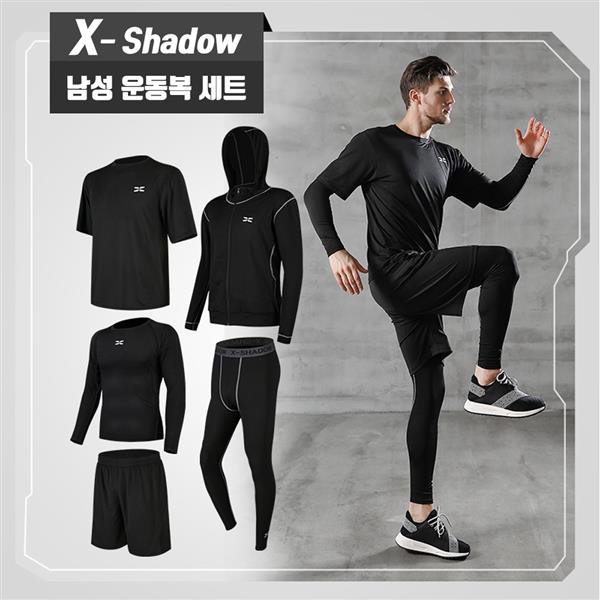 X-Shadow 남자 운동복 세트 올인원 헬스복 트레이닝복 - 인터파크