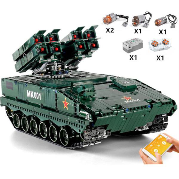 중국레고테크닉 호환블럭 App Rc 미사일 탱크 모델 빌 - 인터파크