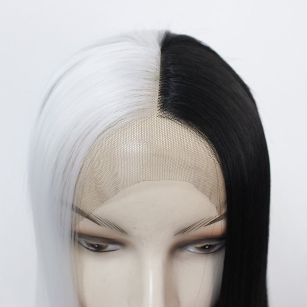 크루엘라 24인치 긴머리 생머리 가발 반반 염색 마녀 - 인터파크 쇼핑
