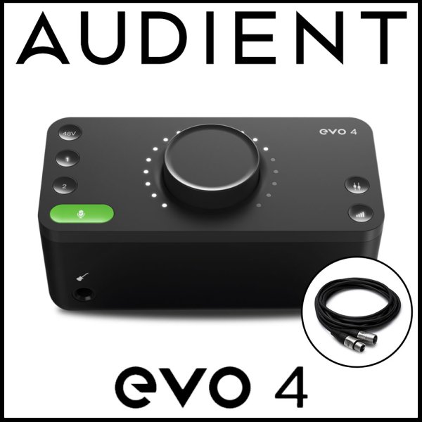 케이블 증정] Audient Evo4 오디언트 이보4 루프백 오디오 인터페이스 - 인터파크 쇼핑