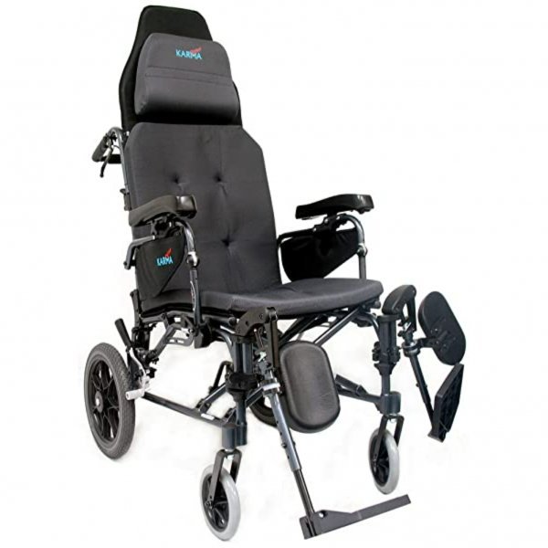 Karman 건강케어 Mvp502Tp-18 인체 공학적 V-시트 리클라이닝 휠체어, 다이아몬드 블랙, 14 Rear 휠S And 1 -  인터파크 쇼핑