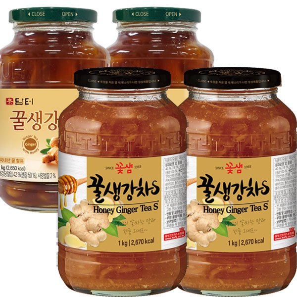 꽃샘/담터 꿀생강차 1Kg X 2개 - 인터파크 쇼핑